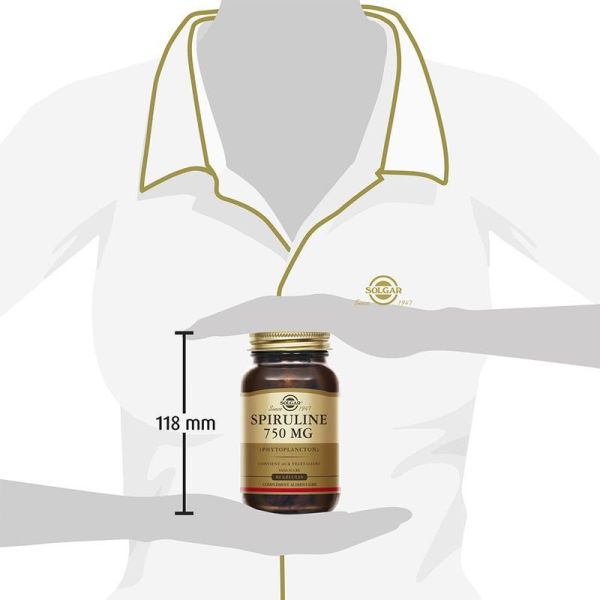Solgar Spiruline 750mg vitalité detox 80 comprimés