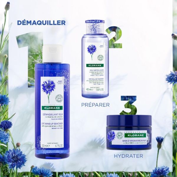 Klorane démaquillant yeux au bleuet 100ml