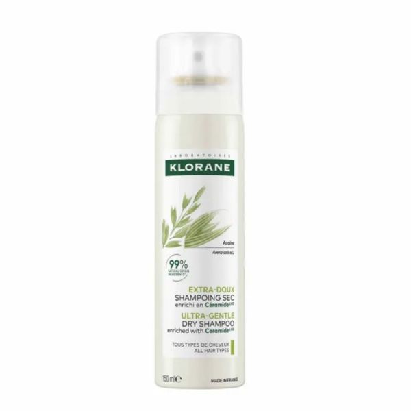 Klorane shampooing sec lait d'avoine 150ml