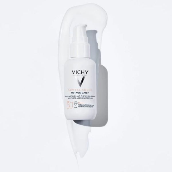 Vichy Capital Soleil UV-Age Daily fluide anti-photovieillissement SPF50+ visage SPF50+ 80ml