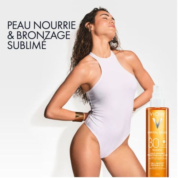 Vichy Capital Soleil  huile invisible protection cellulaire SPF30 200ml