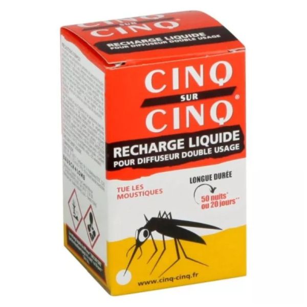 Cinq sur Cinq Recharge liquide pour diffuseur double usage 35ml