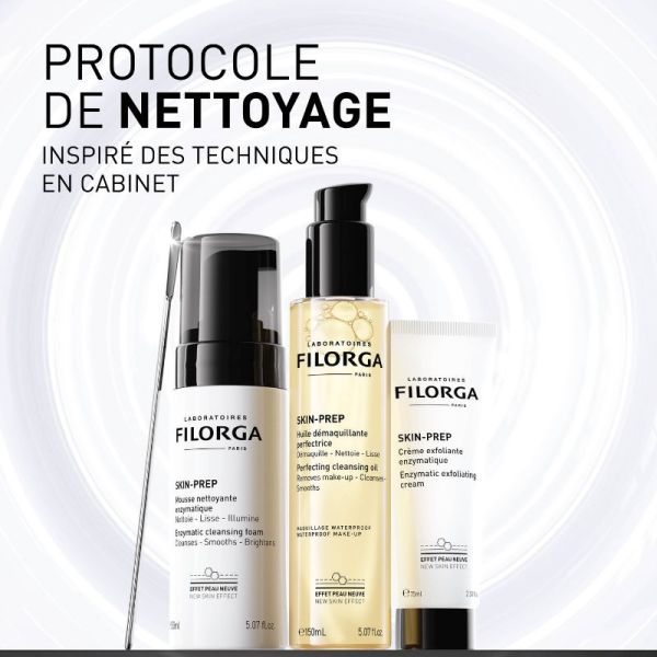 Filorga mousse démaquillante nettoyant moussant visage anti-âge 150ml