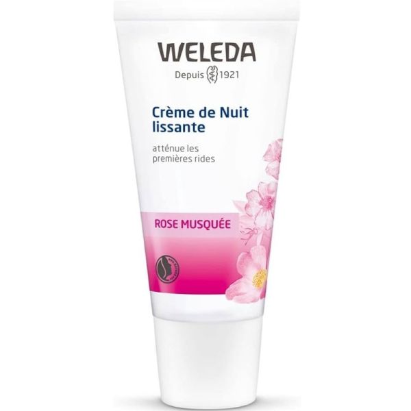 Weleda crème de nuit lissante à la Rose Musquée 30 ml