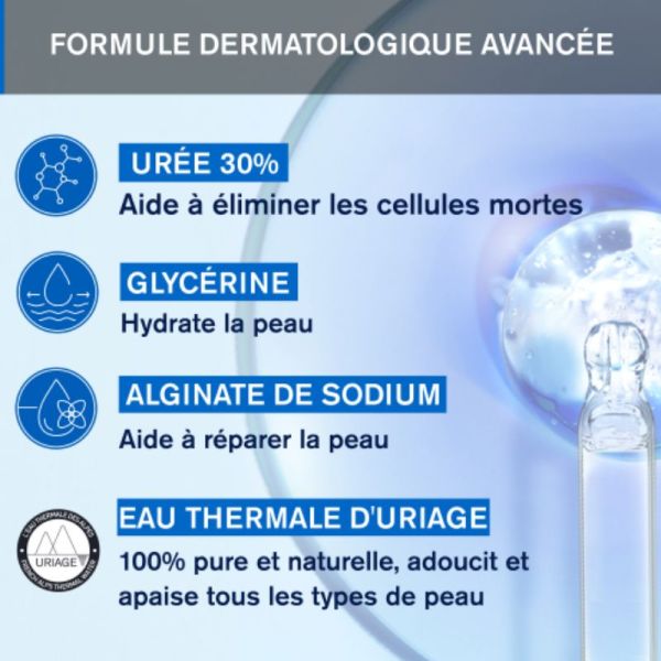 Uriage Kératosane 30 gel crème 30% d'Urée anti callosités 75ml