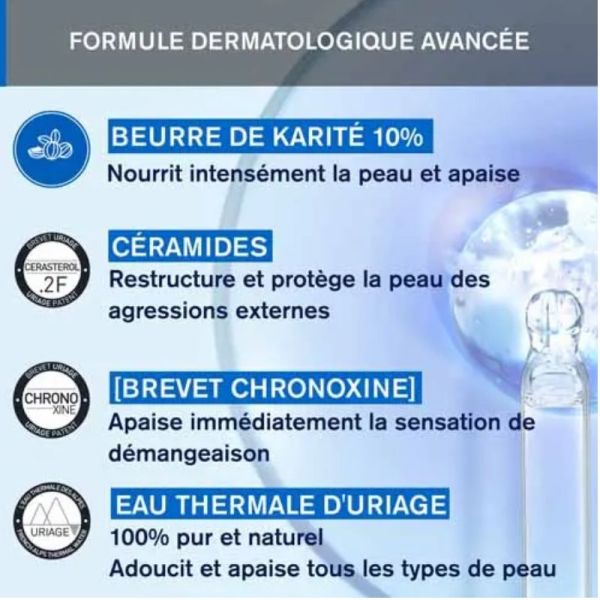 Uriage Xémose C8+ soin visage nourrissant apaisant peaux très sèches 40ml