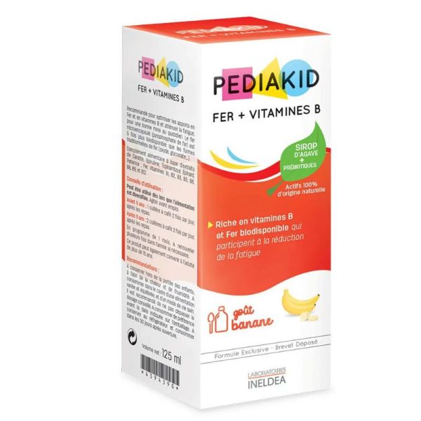 Pediakid Fer +Vitamine B sirop 125ml