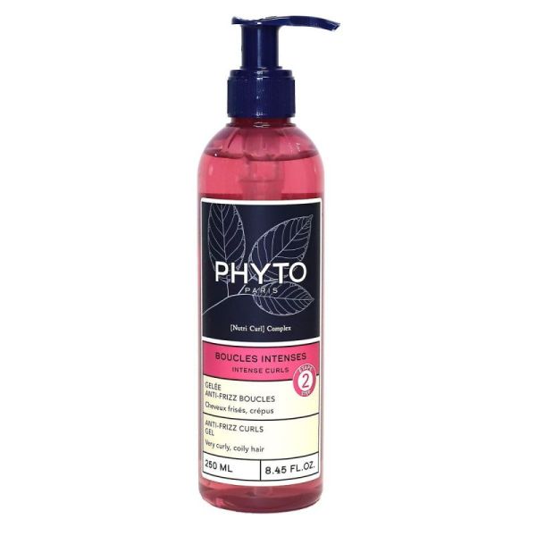 Boucles intenses gelée anti-frizz cheveux ondulés bouclés 250ml