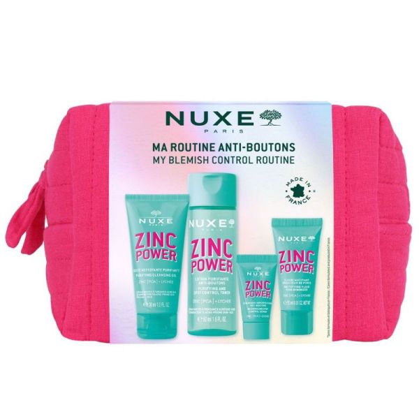 Nuxe Zinc Power Trousse Routine anti-boutons