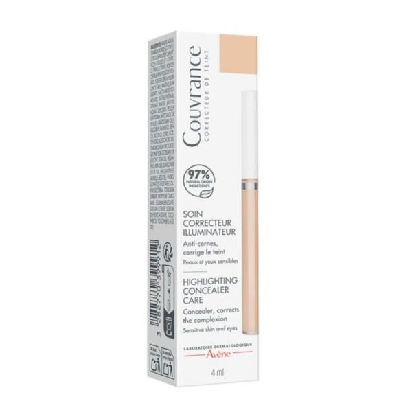 Avène Couvrance soin correcteur illuminateur anti-cernes teinte Beige 4ml