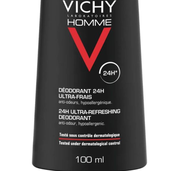 Vchy Homme déodorant ultra-frais 24h vaporisateur 100ml