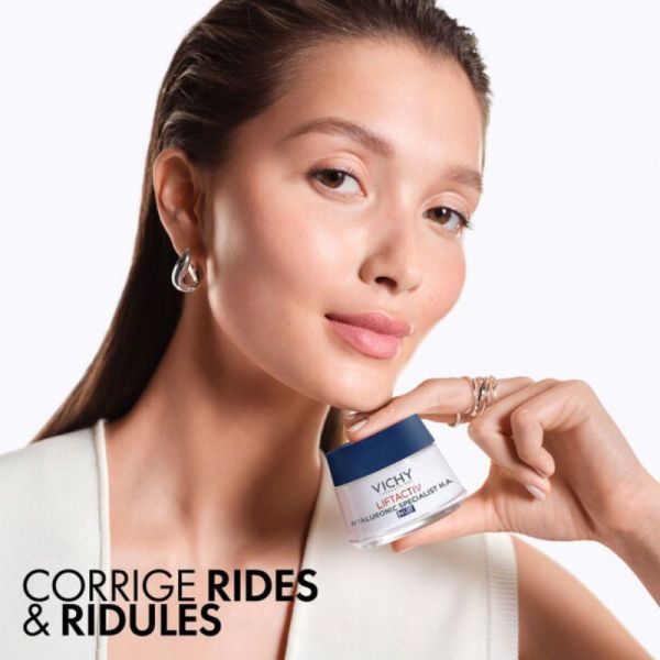 Vichy Liftactiv Specialist crème de nuit H.A. fermeté anti-rides 50ml