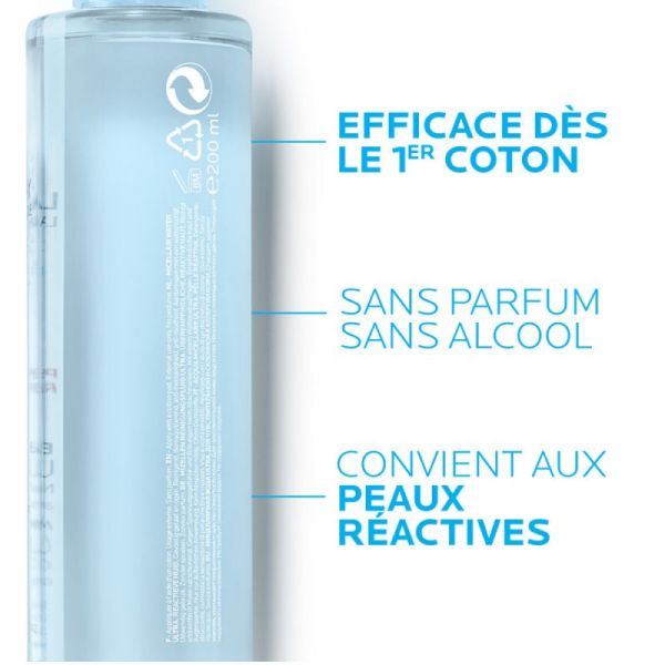 Roche Posay Tolériane eau micellaire ultra peaux réactives 200ml