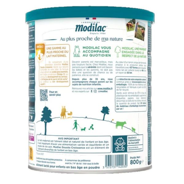 Modilac Doucéa + Croissance lait 800g