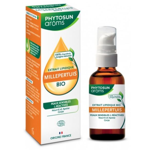 Phytosun Arôms Huile Végétale  Millepertuis Bio 50 ml