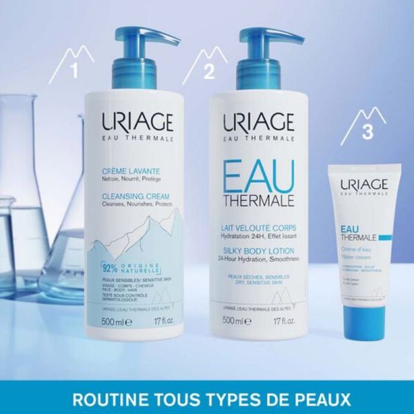 Uriage eau Thermale crème lavante nettoie, nourrie, protège 500ml