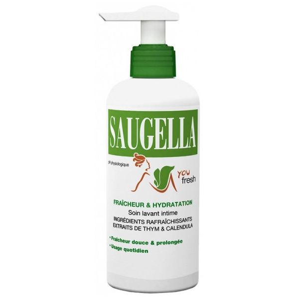Saugella You Fresh fraîcheur & hydratation soin lavant intime 200ml
