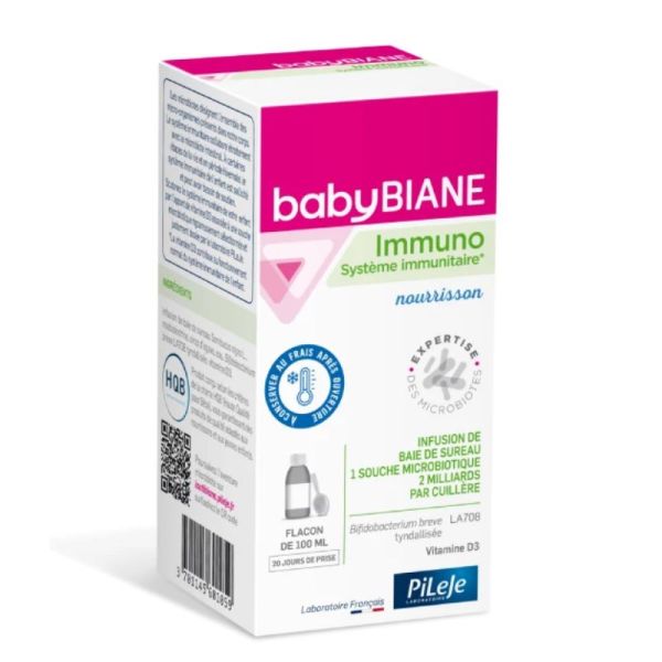 Pileje BabyBiane Immuno système immunitaire 100ml