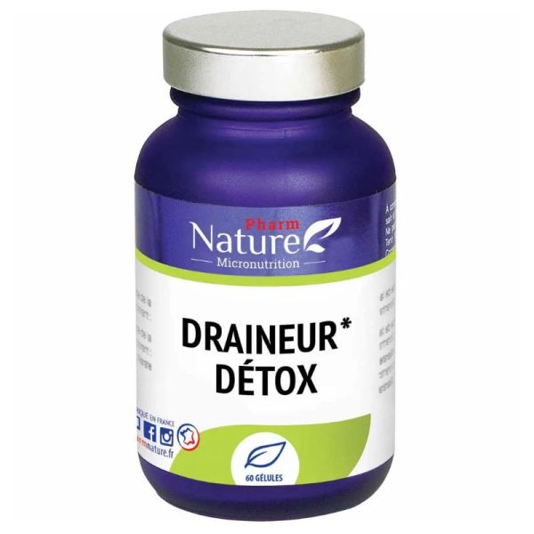 Pharm Nature Micronutrition draineur détox 60 gélules