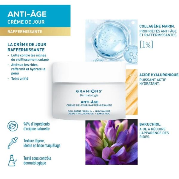 Granions crème de jour raffermissante anti-âge 50ml