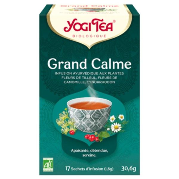 Yogi Tea Grand Calme infusion ayurvédique 17 sachets