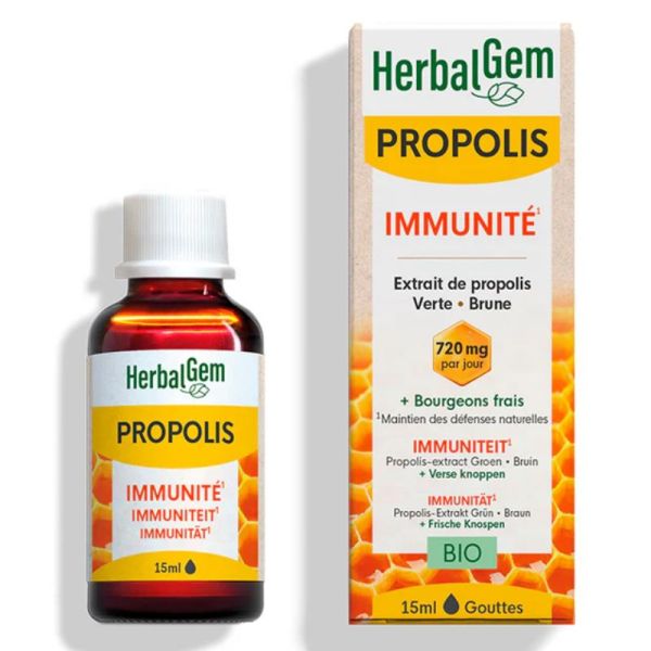 HerbalGem Bio Propolis Large Spectre Immunité 15 ml
