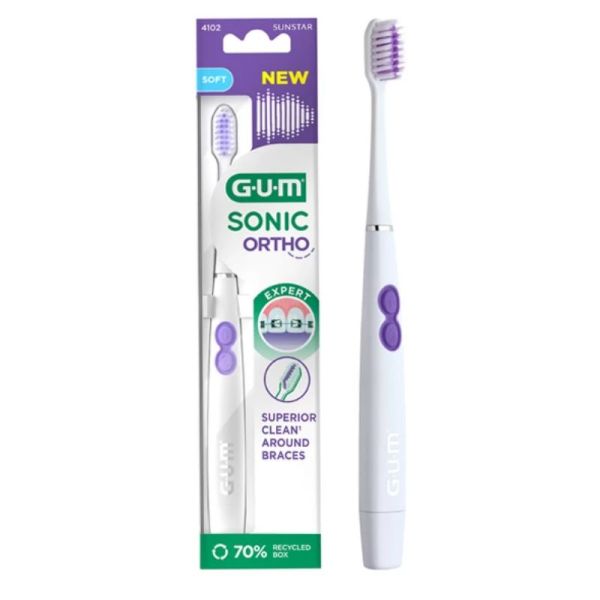 Gum Sonic Ortho brosse à dents électrique 4102