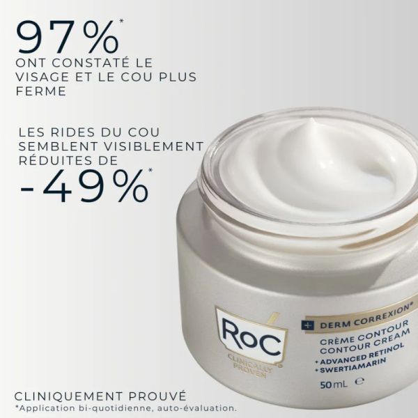 RoC Derm correxion crème contour ovale 50ml
