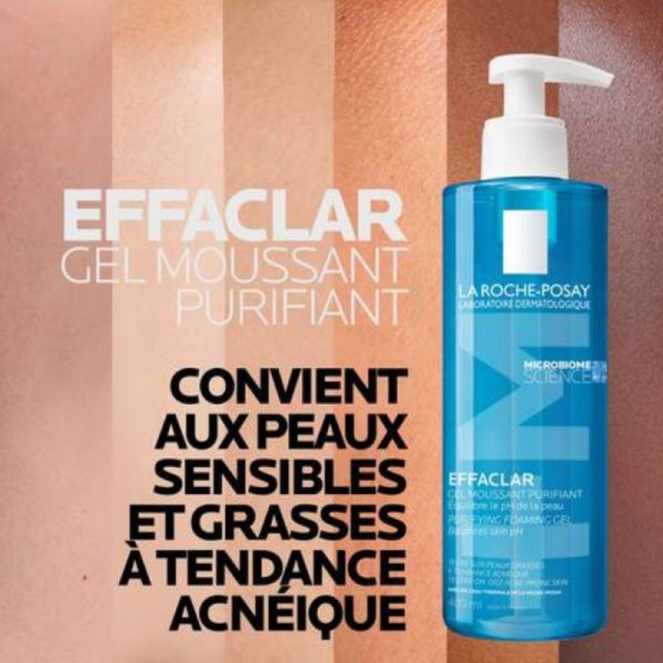 Roche Posay Effaclar gel moussant purifian peaux grasses 400ml