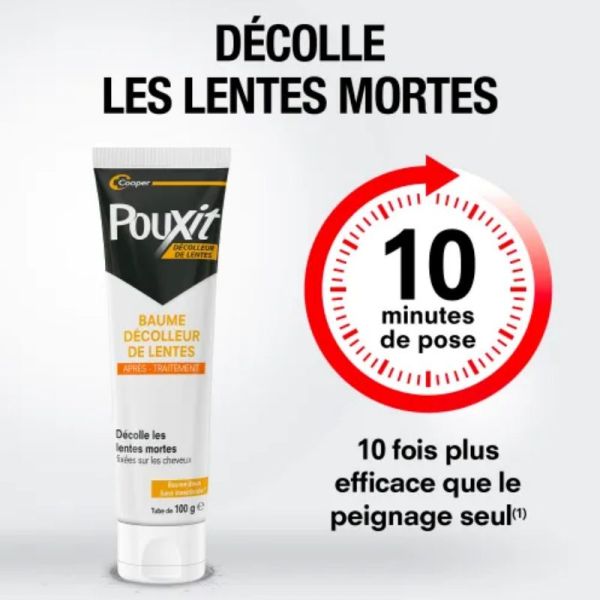 Pouxit baume décolleur lentes 100g + peigne
