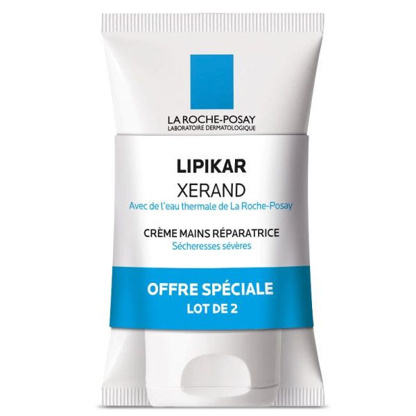 Lipikar Xerand Crème Mains 2 x 50 ml