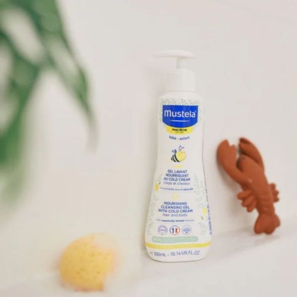 Mustela gel lavant nourrissant au cold cream à la cire d'abeille 300ml