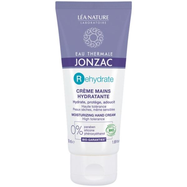 Eau Thermale Jonzac REhydrate crème mains hydratante Bio 50 ml