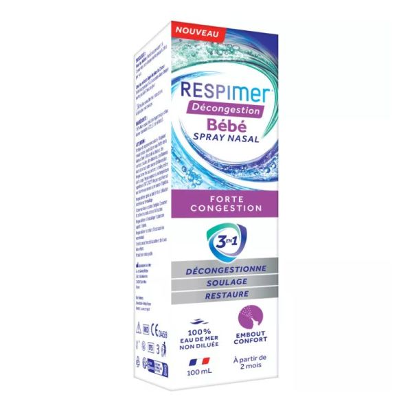 Respimer décongestion bébé spray nasal 100ml