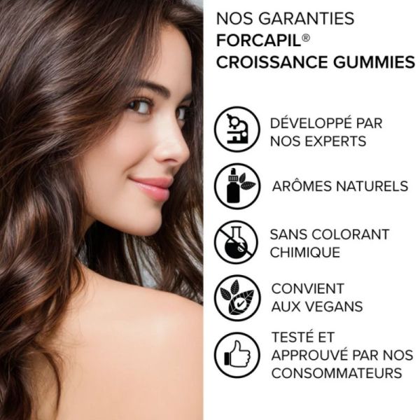 Arkopharma Forcapil Croissance 60 gummies