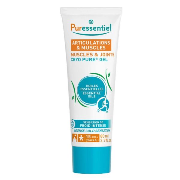 Puressentiel articulations & muscles cryo pure gel 80 ml