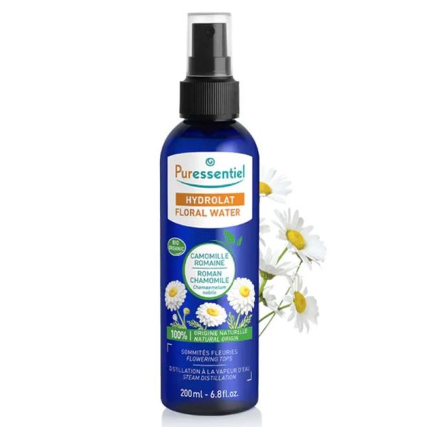 Puressentiel Hydrolat Camomille Romaine peaux sensibles bio 200ml