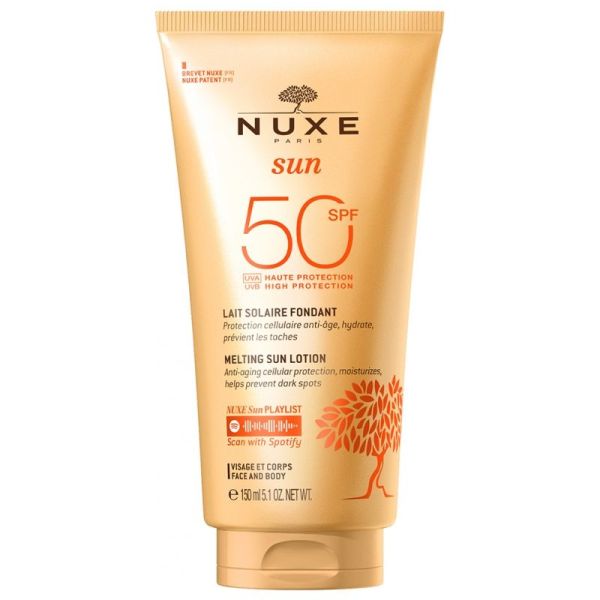 Sun lait fondant haute protection visage corps SPF50 150ml