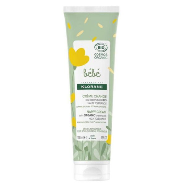 Klorane Calendula Bio Bébé crème de change au calendula bio 100ml