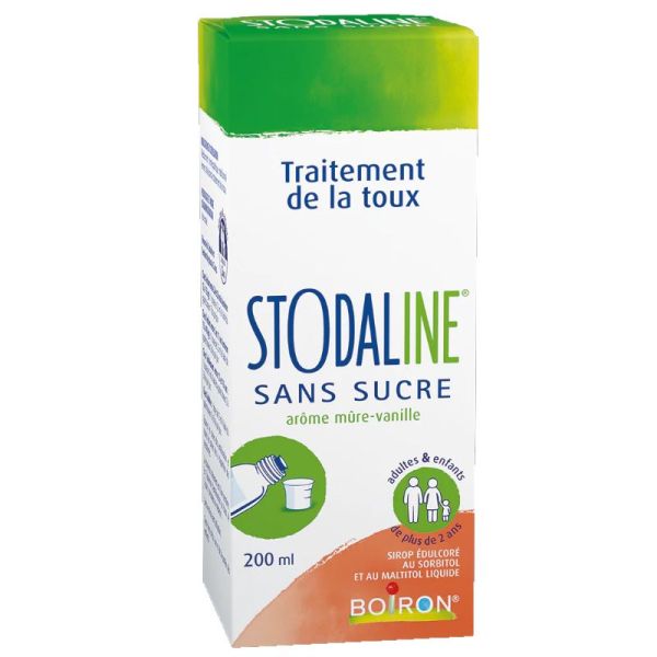 Boiron Stodaline sirop sans sucre 200ml