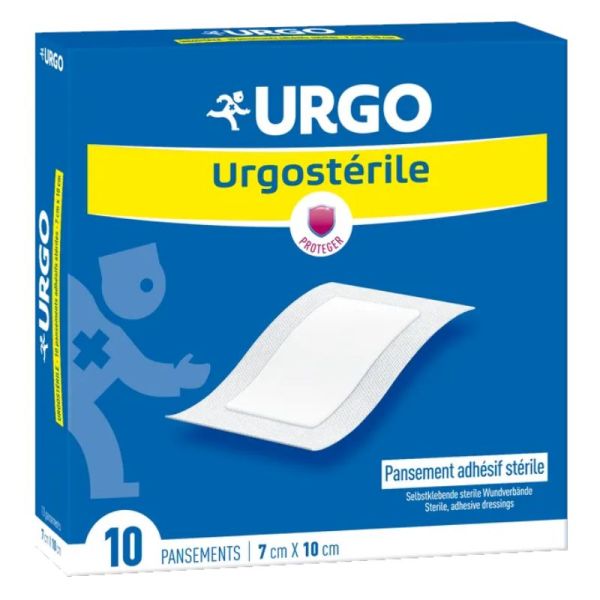 Urgo Urgostéril pansement adhésif stérile 10 x 7 cm 10 unités