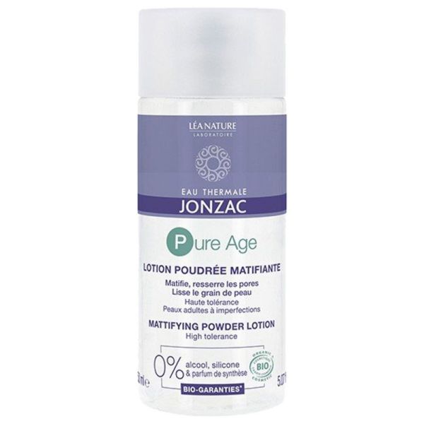 Eau Thermale Jonzac Pure Age Lotion Poudrée Matifiante Bio 150 ml