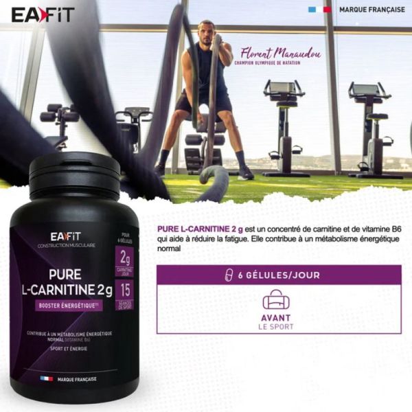 Eafit Pure L-carnitine 90 gélules 2g