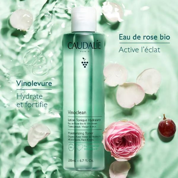 Caudalie Vinoclean lotion tonique hydratante 200 ml