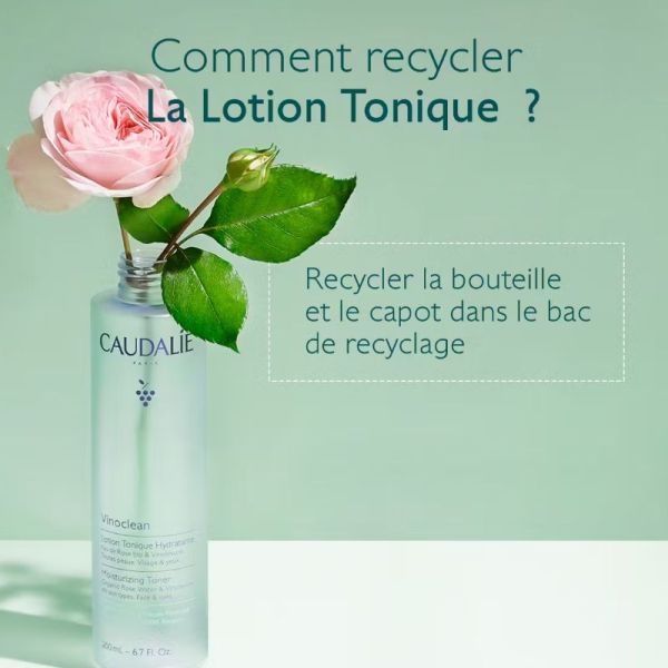 Caudalie Vinoclean lotion tonique hydratante 200 ml