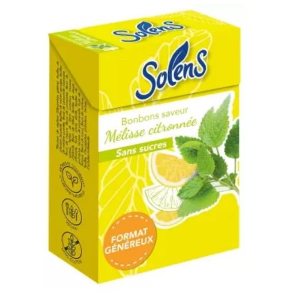 Solens bonbons mélisse citronnée sans sucres, 66g
