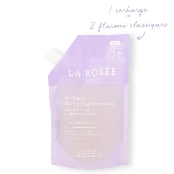 La Rosée shampoing nourrissant recharge 400ml