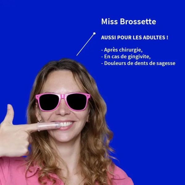 Miss Brossette doigtier brosse à dents 1 unité