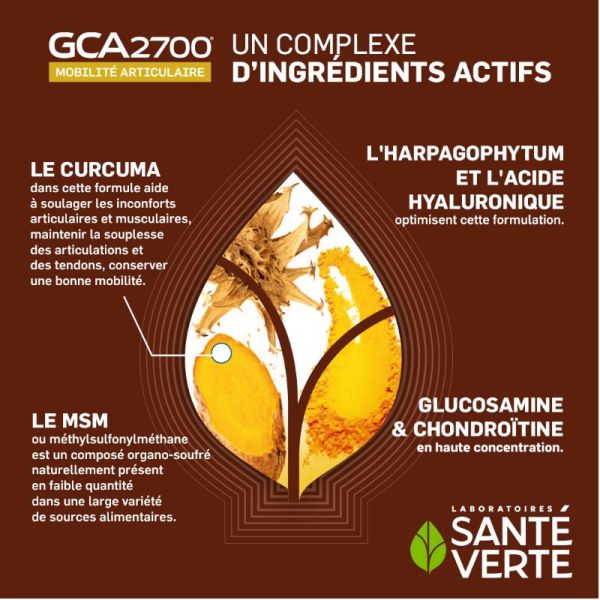 Santé Verte GCA 2700 confort articulaire 60 Comprimés