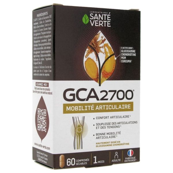 Santé Verte GCA 2700 confort articulaire 60 Comprimés